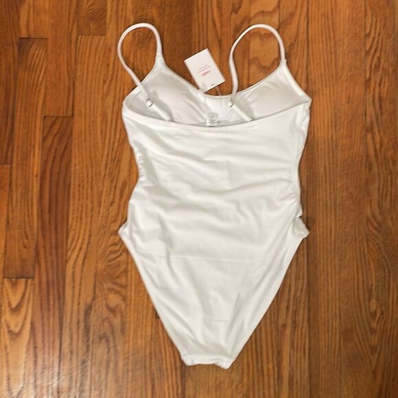 Andie The Amalfi One Piece LT Swimsuit White Size S Tall NWT long torso‎ - Picture 4 of 7